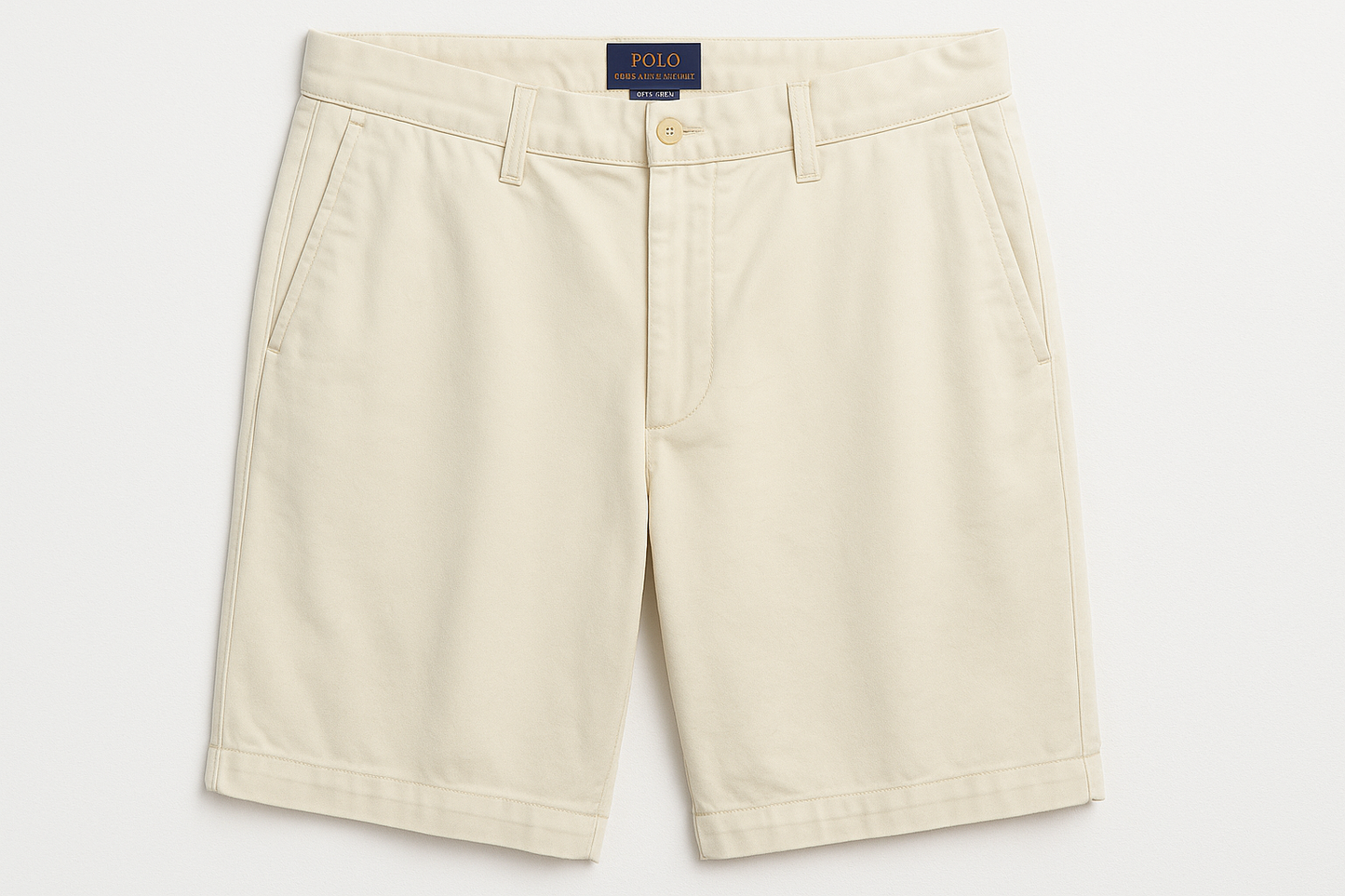 Short Polo Ralph Lauren Crema Claro
