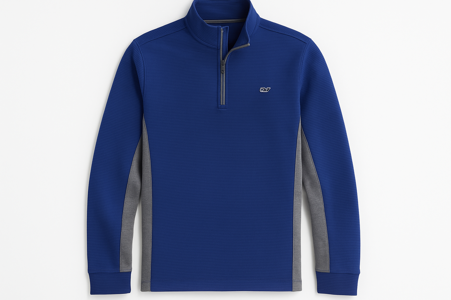 Suéter Jersey de hombre Vineyard Vines color #0d4b9e con logo extremadamente pequeño