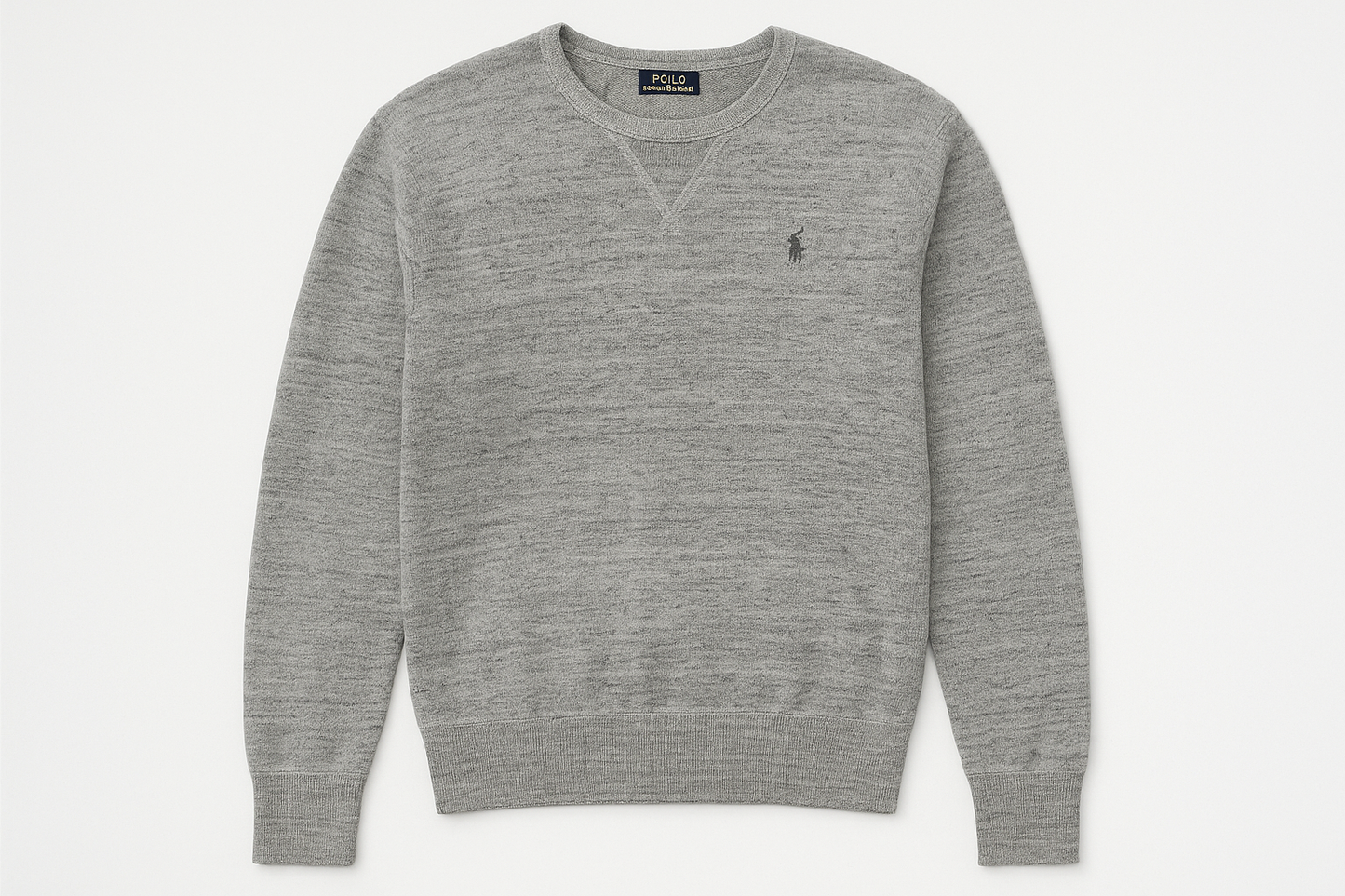Suéter Polo Ralph Lauren gris - Vista frontal plana