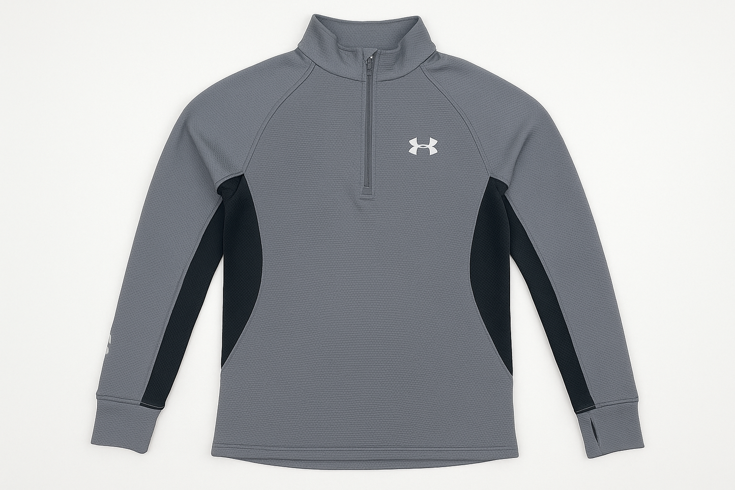 Sudadera Under Armour gris - Vista frontal plana