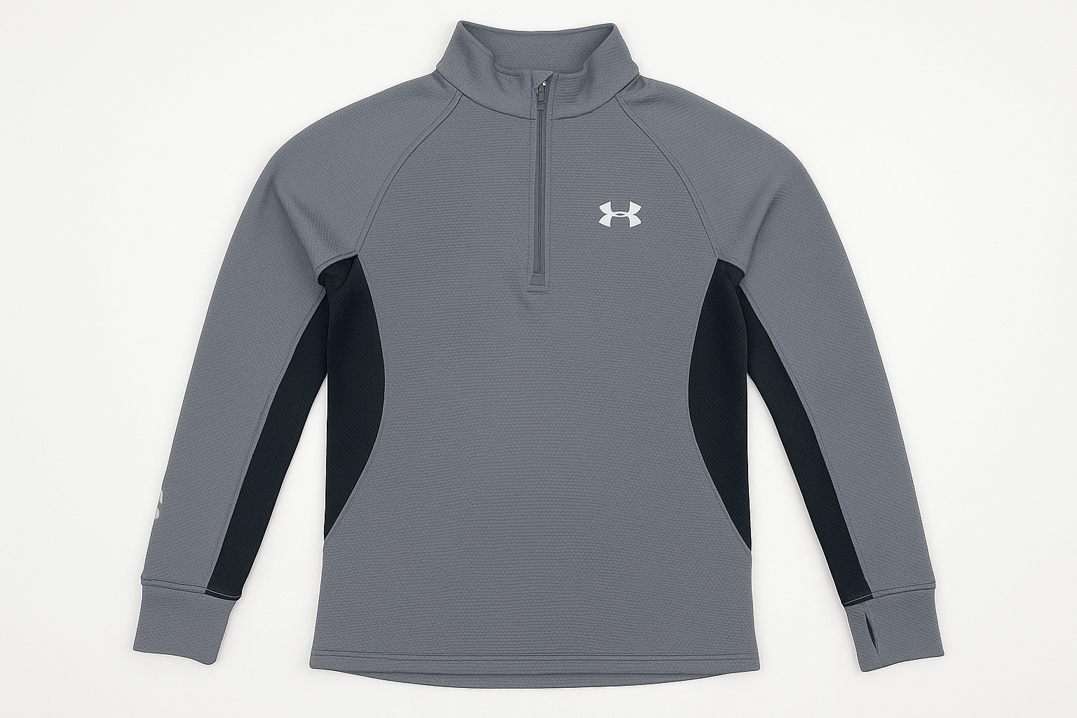 Sudadera Under Armour gris - Vista frontal plana