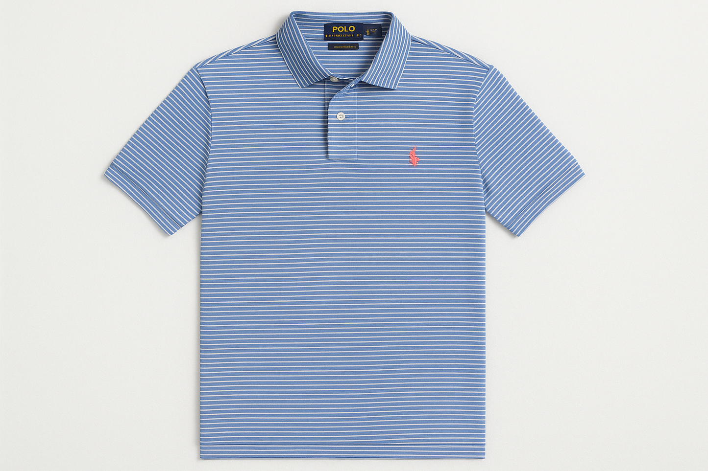 Vista flat lay con rayas finas