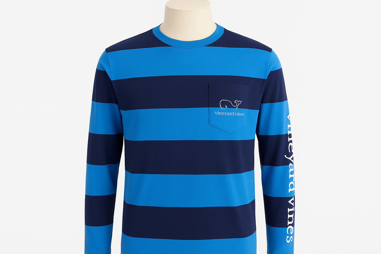 Vista frontal - Camiseta a rayas