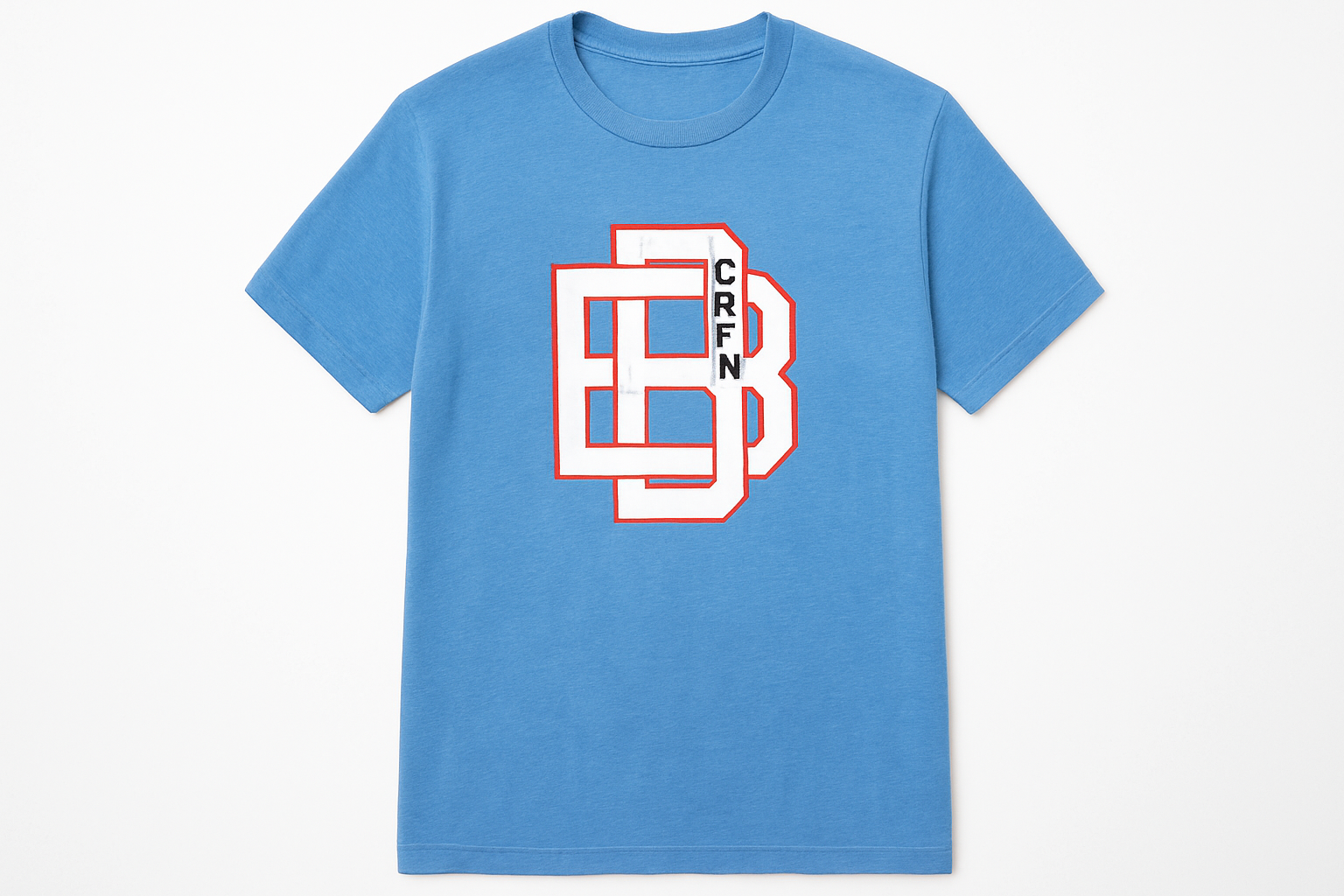 Vista frontal - Camiseta azul