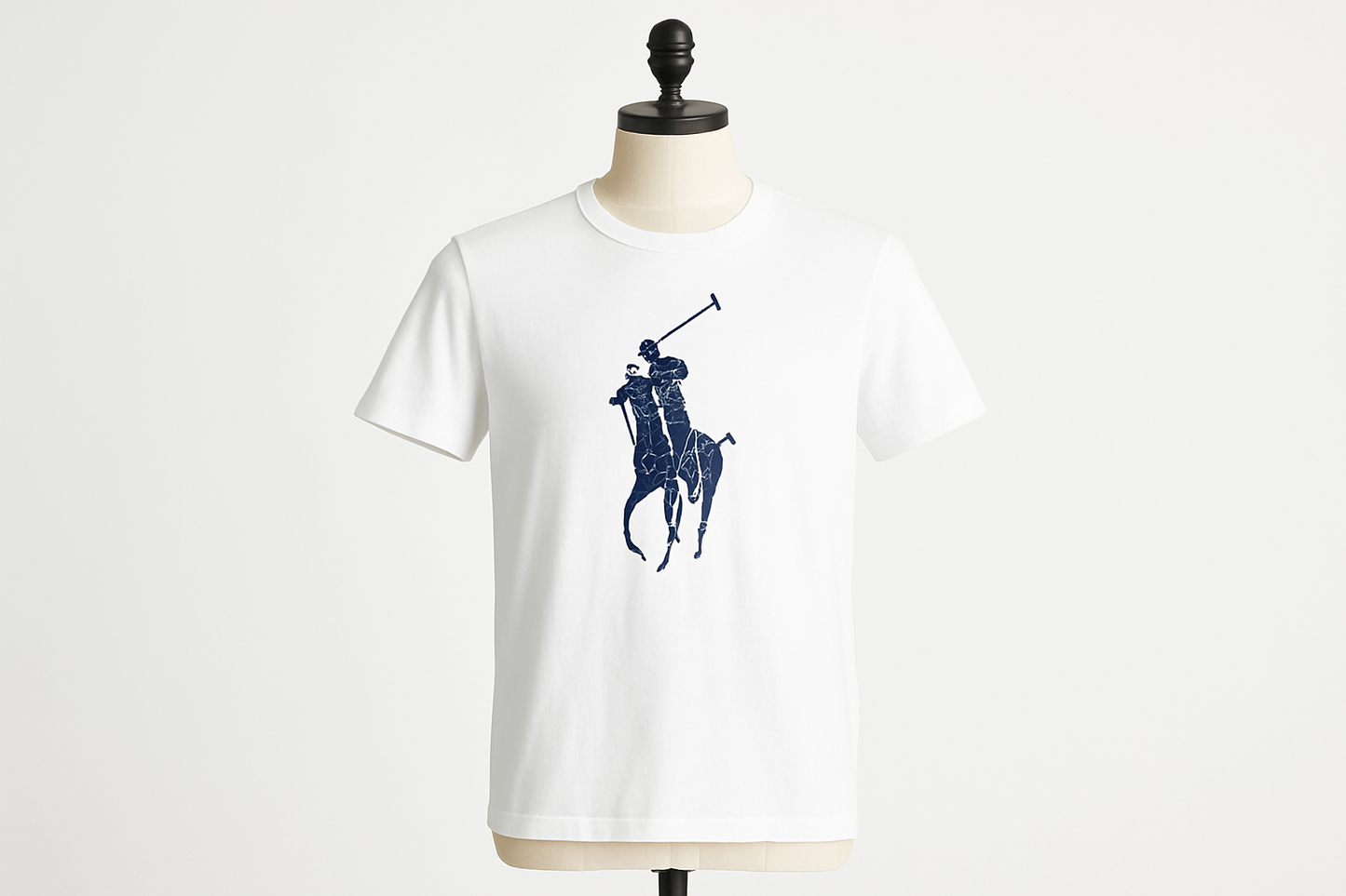 Vista frontal - Camiseta blanca Polo Ralph Lauren