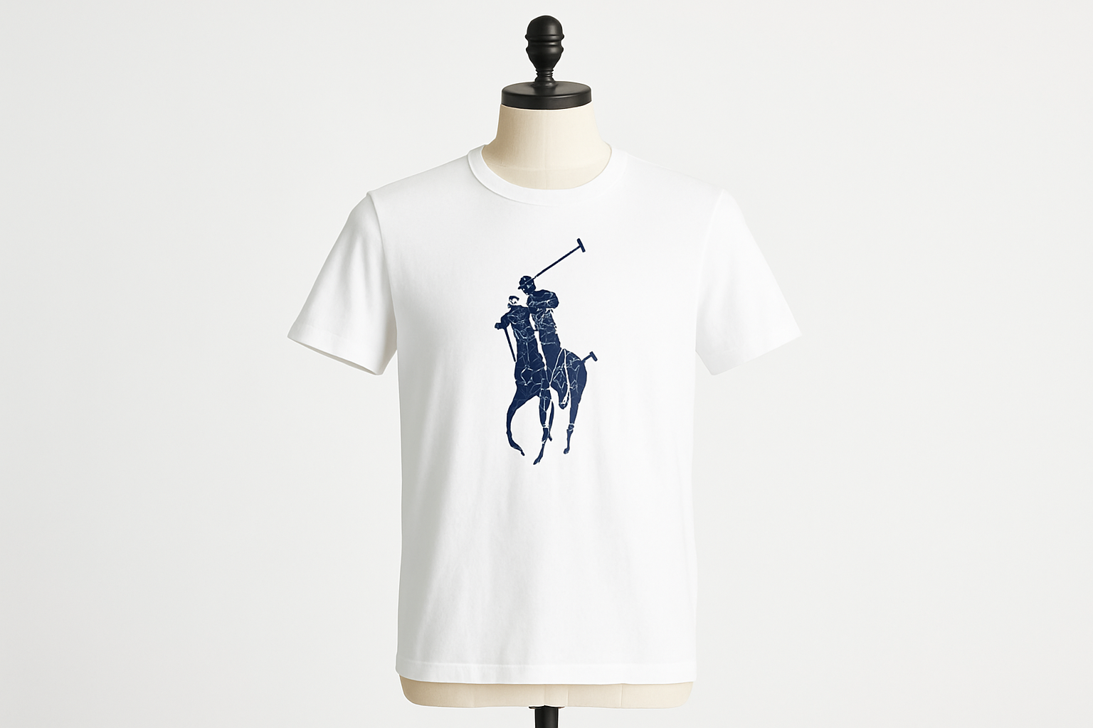 Vista frontal - Camiseta blanca Polo Ralph Lauren