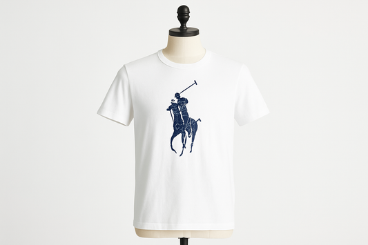 Vista frontal - Camiseta blanca Polo Ralph Lauren