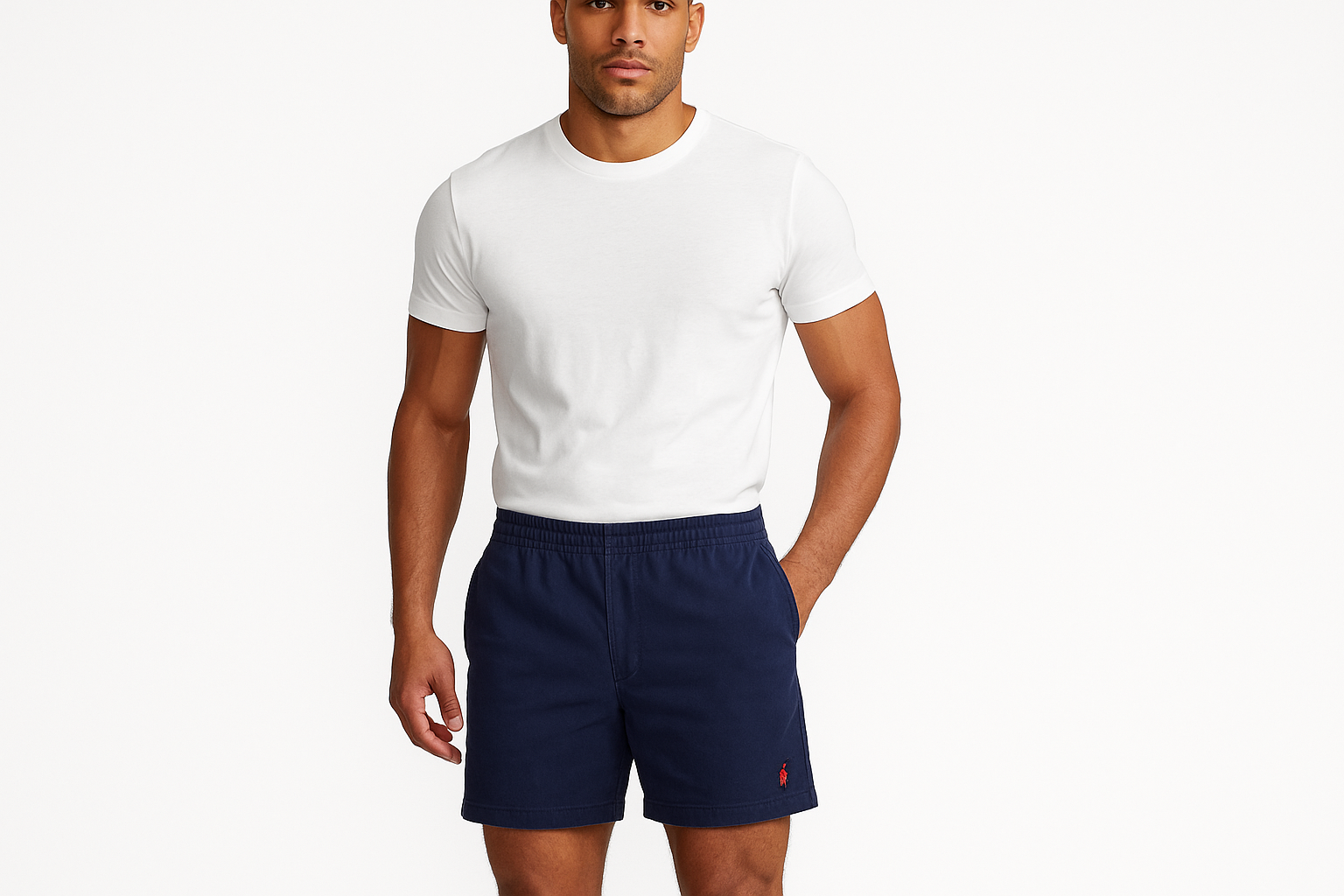 Vista frontal - camiseta blanca