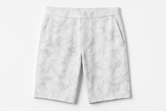 Vista frontal con diseño de humo moderadamente sutil