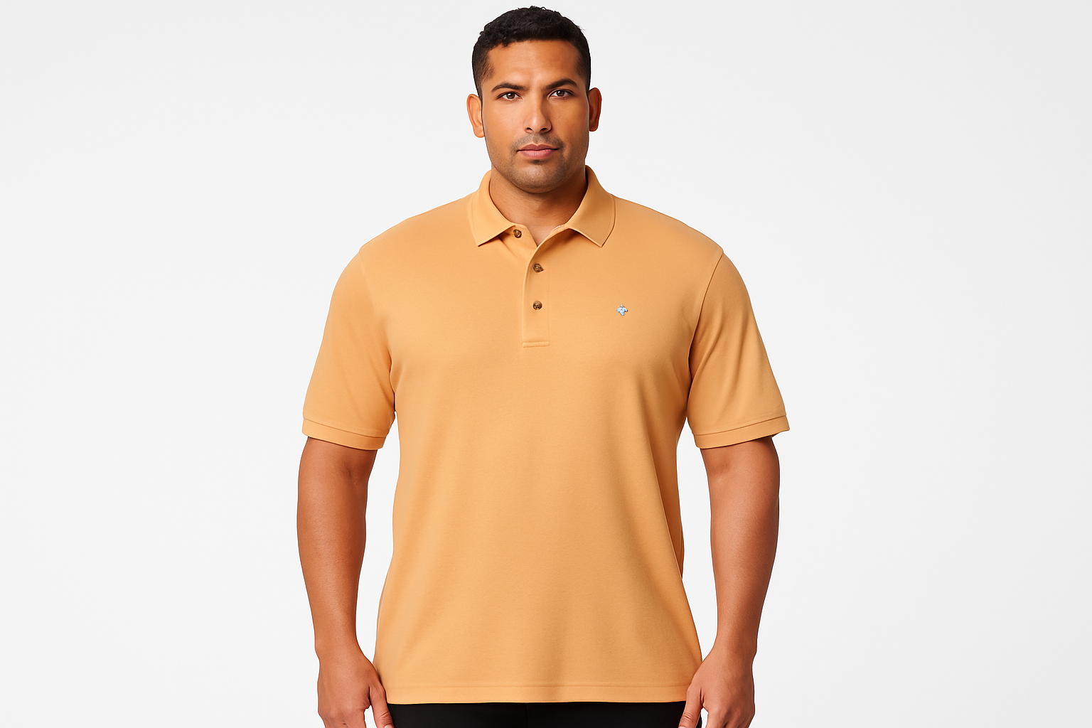 Vista frontal con modelo XXL