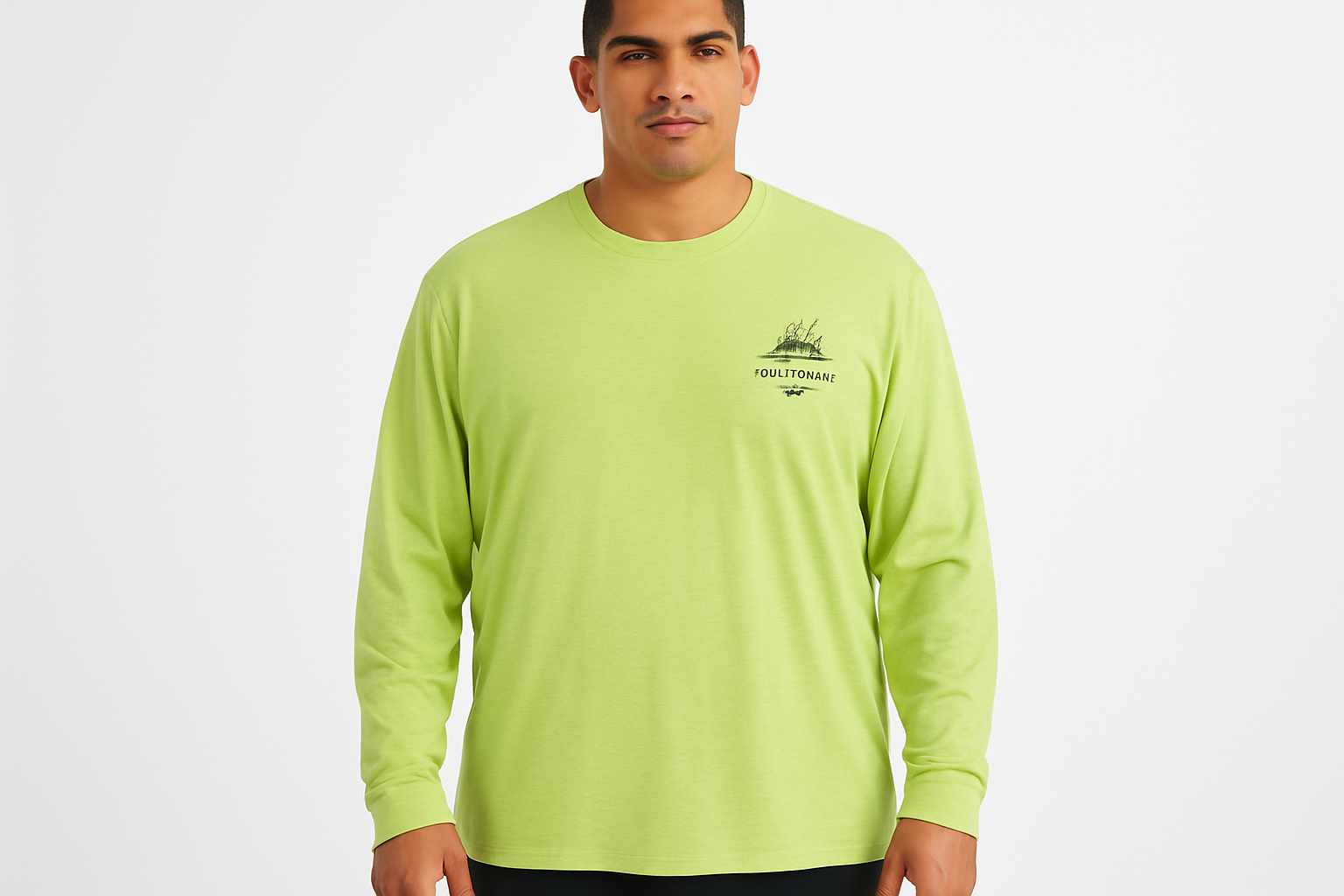 Vista frontal con modelo XXL