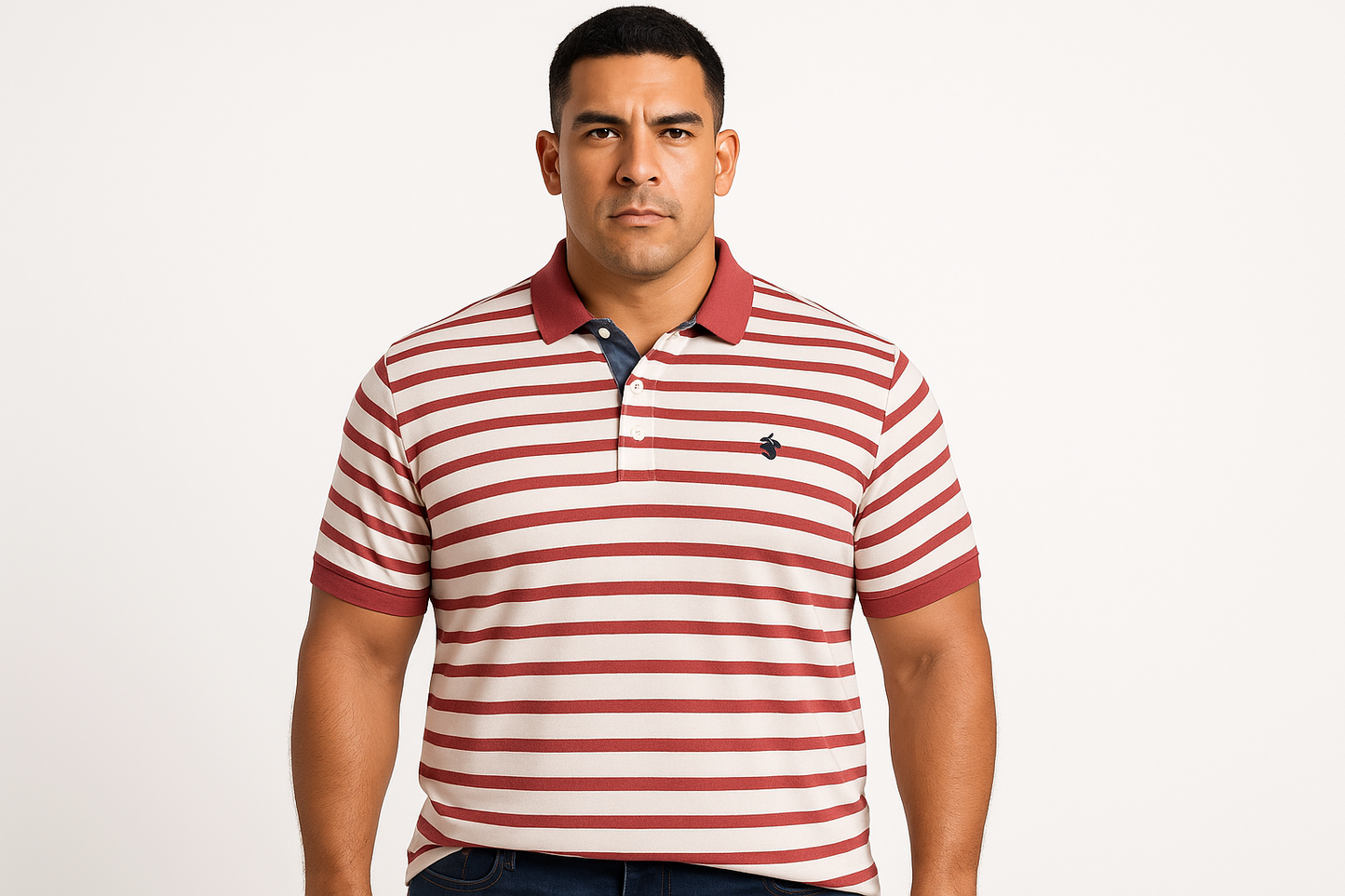 Vista frontal con modelo XXL