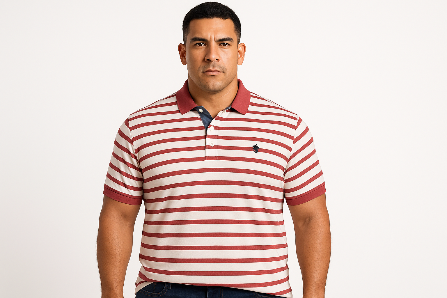 Vista frontal con modelo XXL