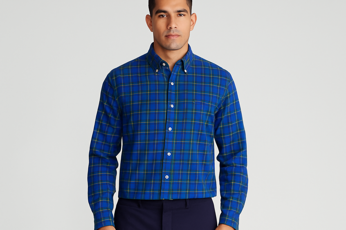 Vista frontal con modelo