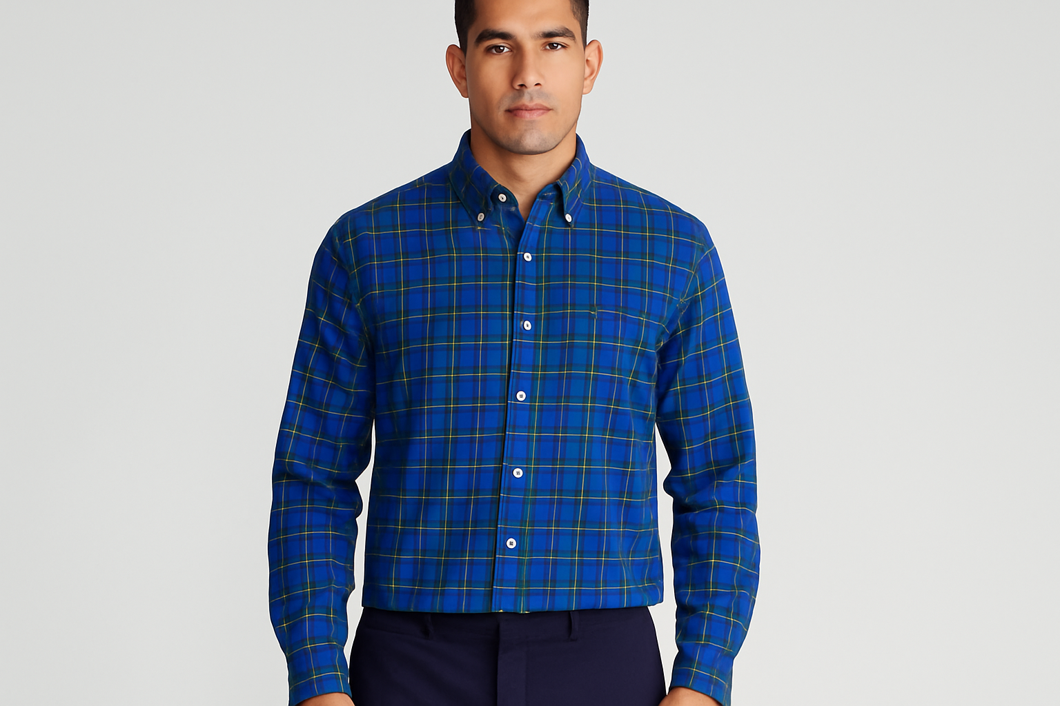 Vista frontal con modelo