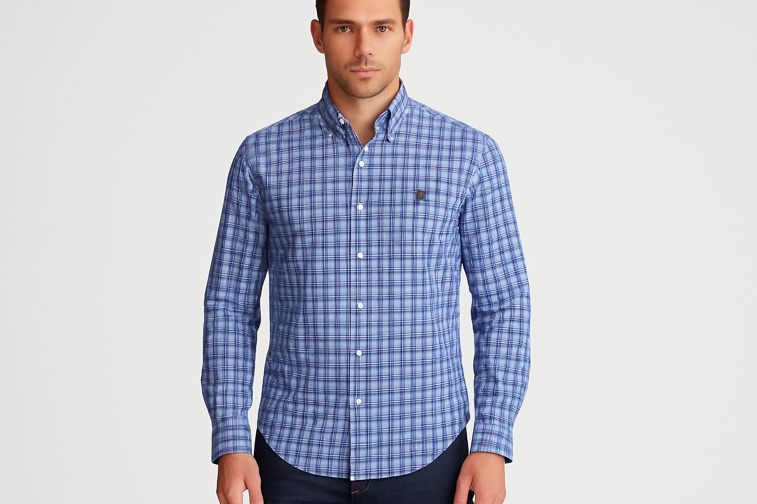 Vista frontal con modelo