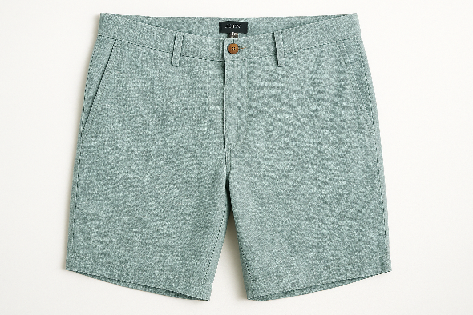 Vista frontal con textura lino e hilos blancos