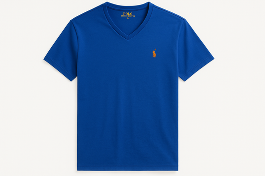 Vista frontal en color #0b54b0