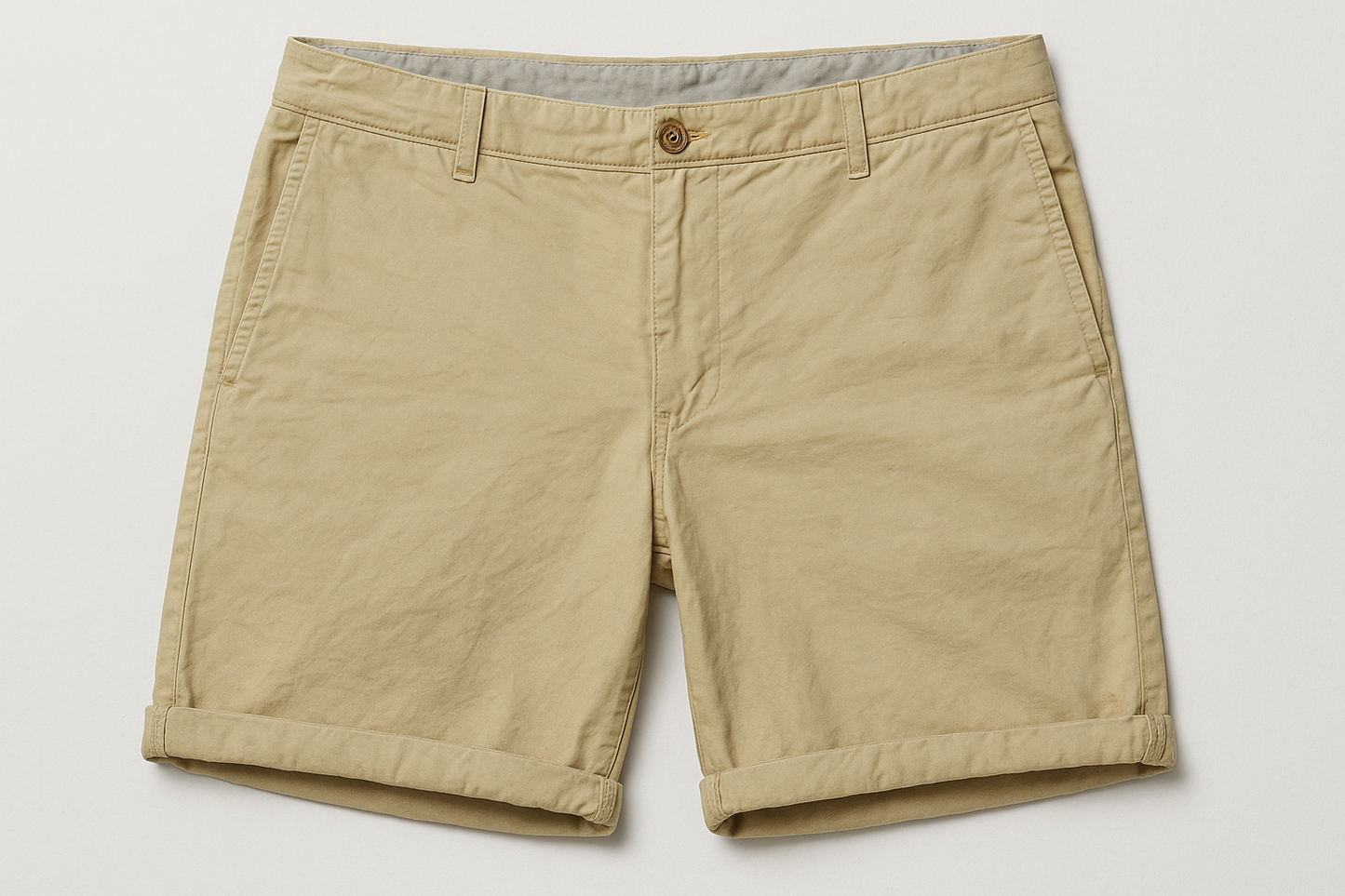 Vista frontal plana - largo exacto con dobladillo