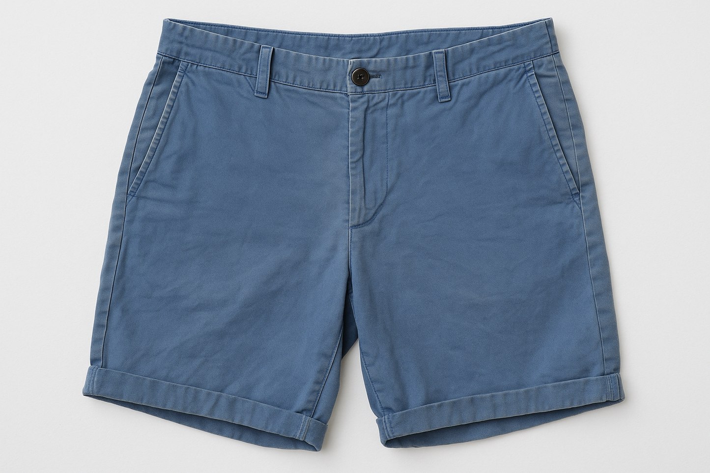 Vista frontal plana - largo exacto con dobladillo