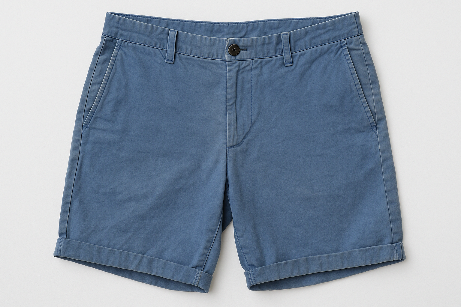 Vista frontal plana - largo exacto con dobladillo