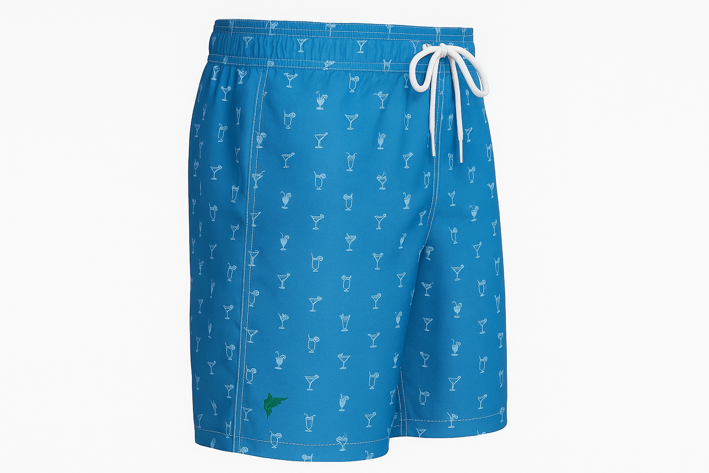 Vista lateral boardshort #06a5cc cócteles