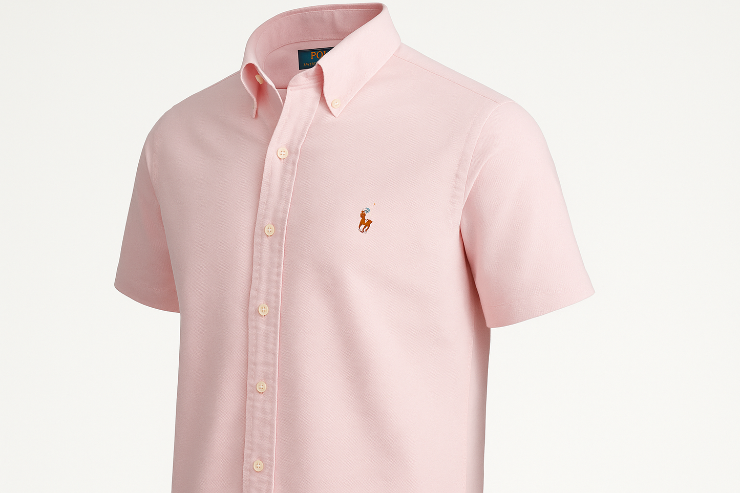 Vista lateral de la camisa Polo Ralph Lauren