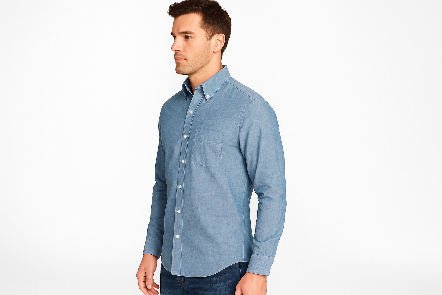 Vista lateral - modelo atlético