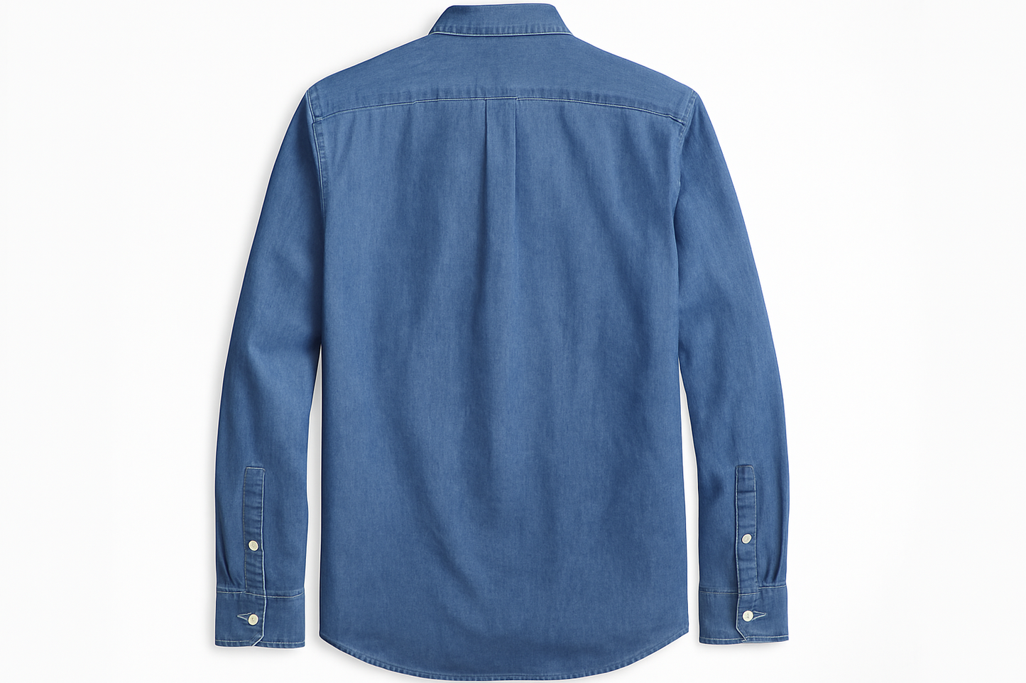 Vista posterior camisa Brooks Brothers denim