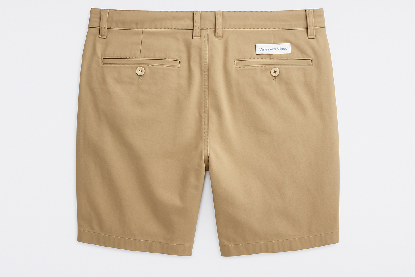 Vista Posterior con Etiqueta Crema