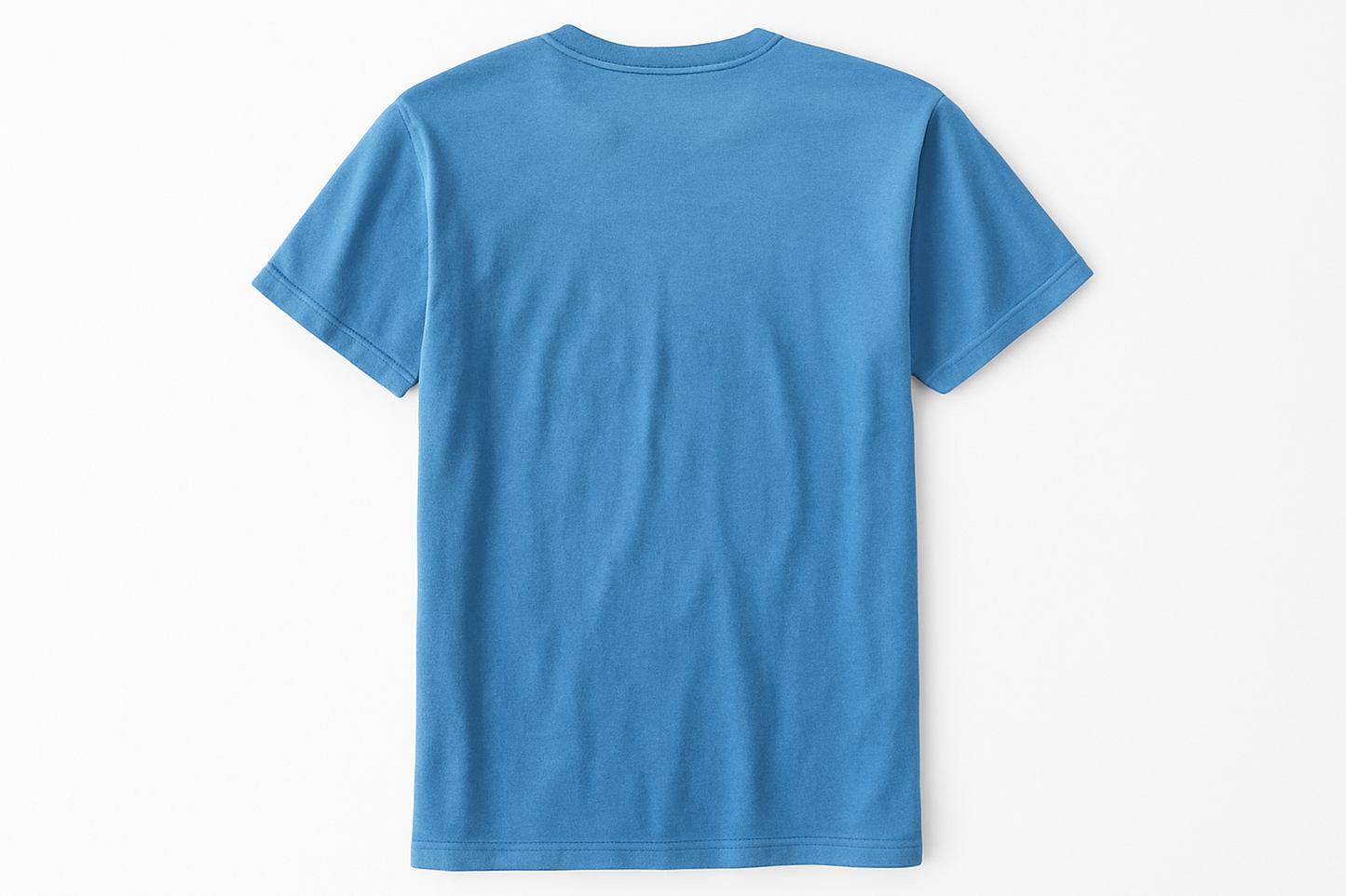 Vista trasera - Camiseta azul