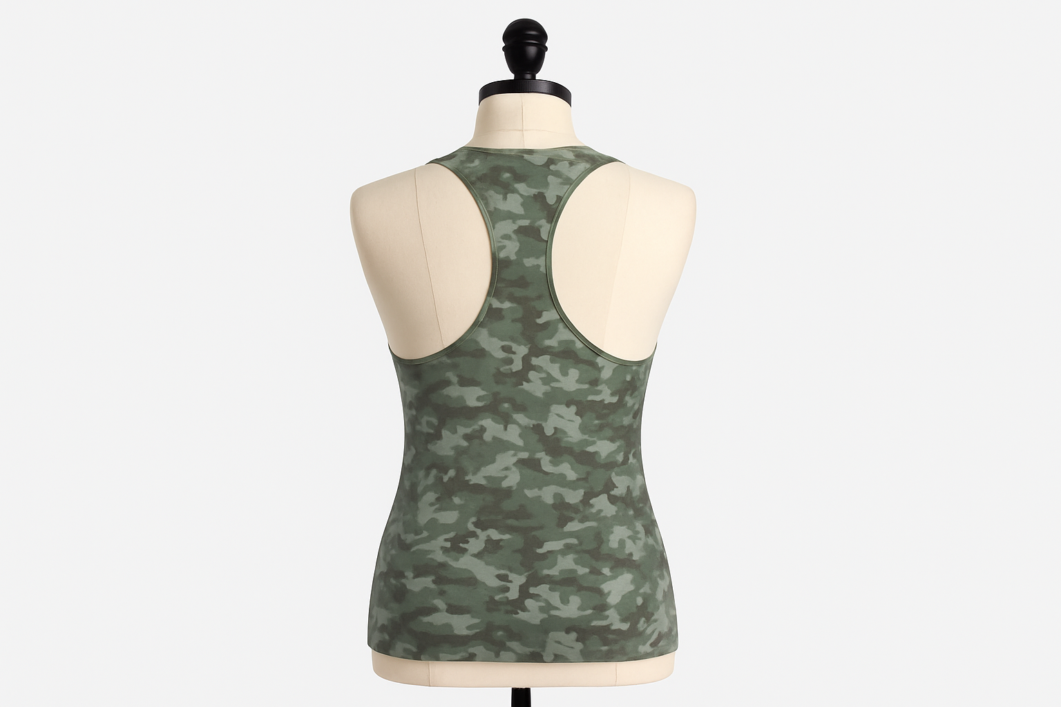 Vista trasera - Camiseta de tirantes camuflaje