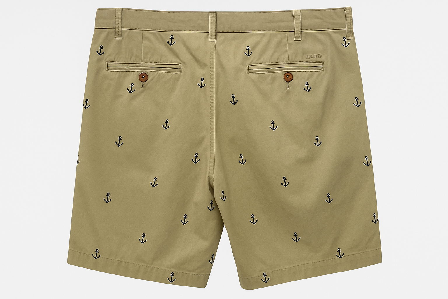 Vista trasera - detalles de bolsillos con etiqueta IZOD