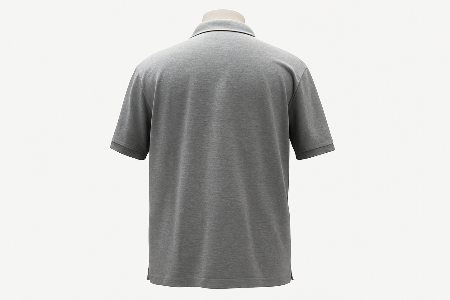 Vista trasera en maniquí invisible