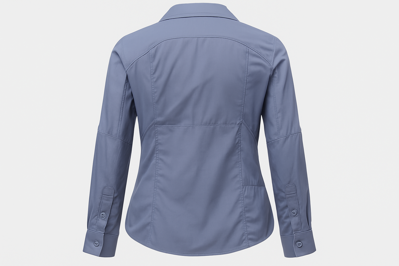 Vista trasera en maniquí invisible