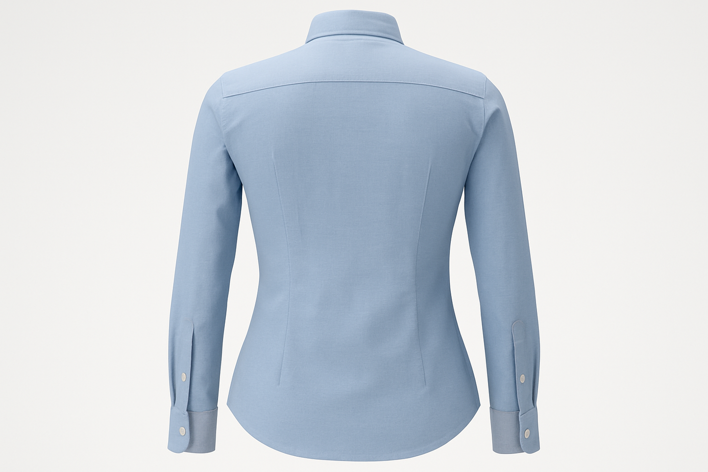 Vista trasera en maniquí invisible