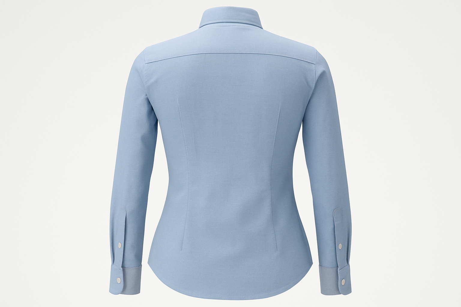 Vista trasera en maniquí invisible