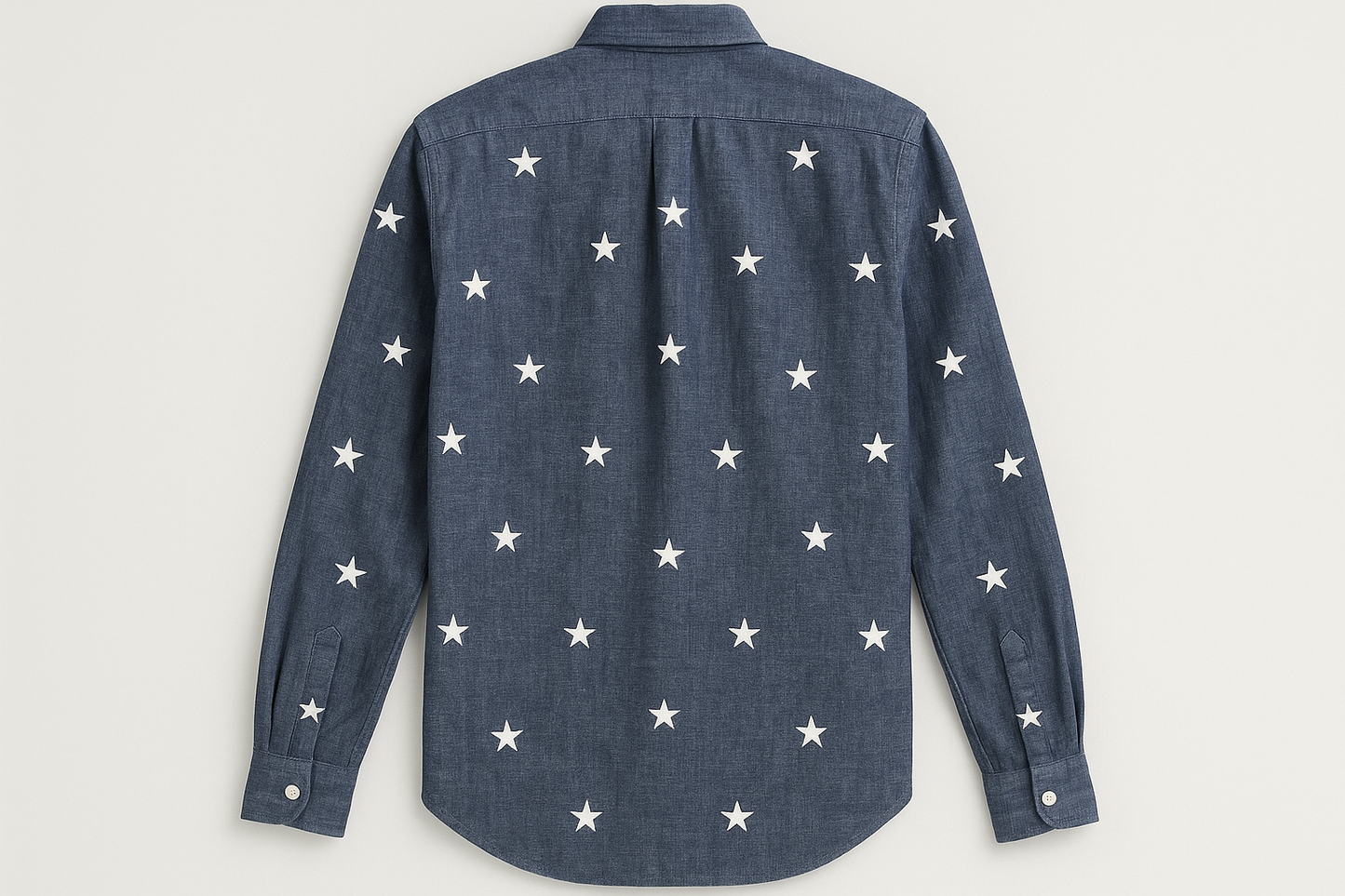 Vista trasera en maniquí invisible