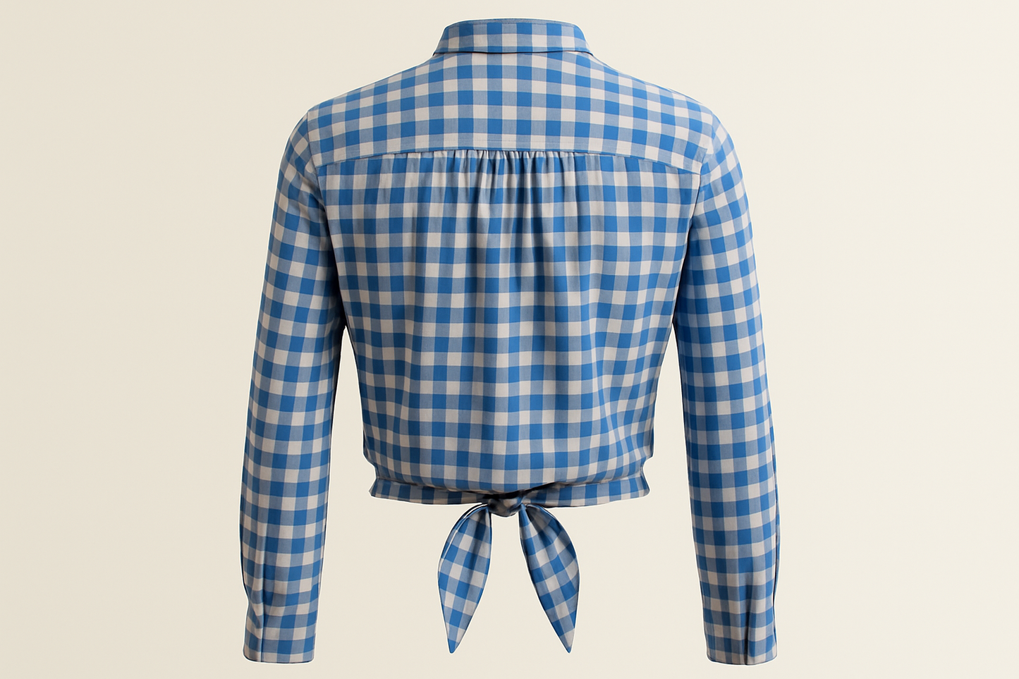 Vista trasera en maniquí invisible