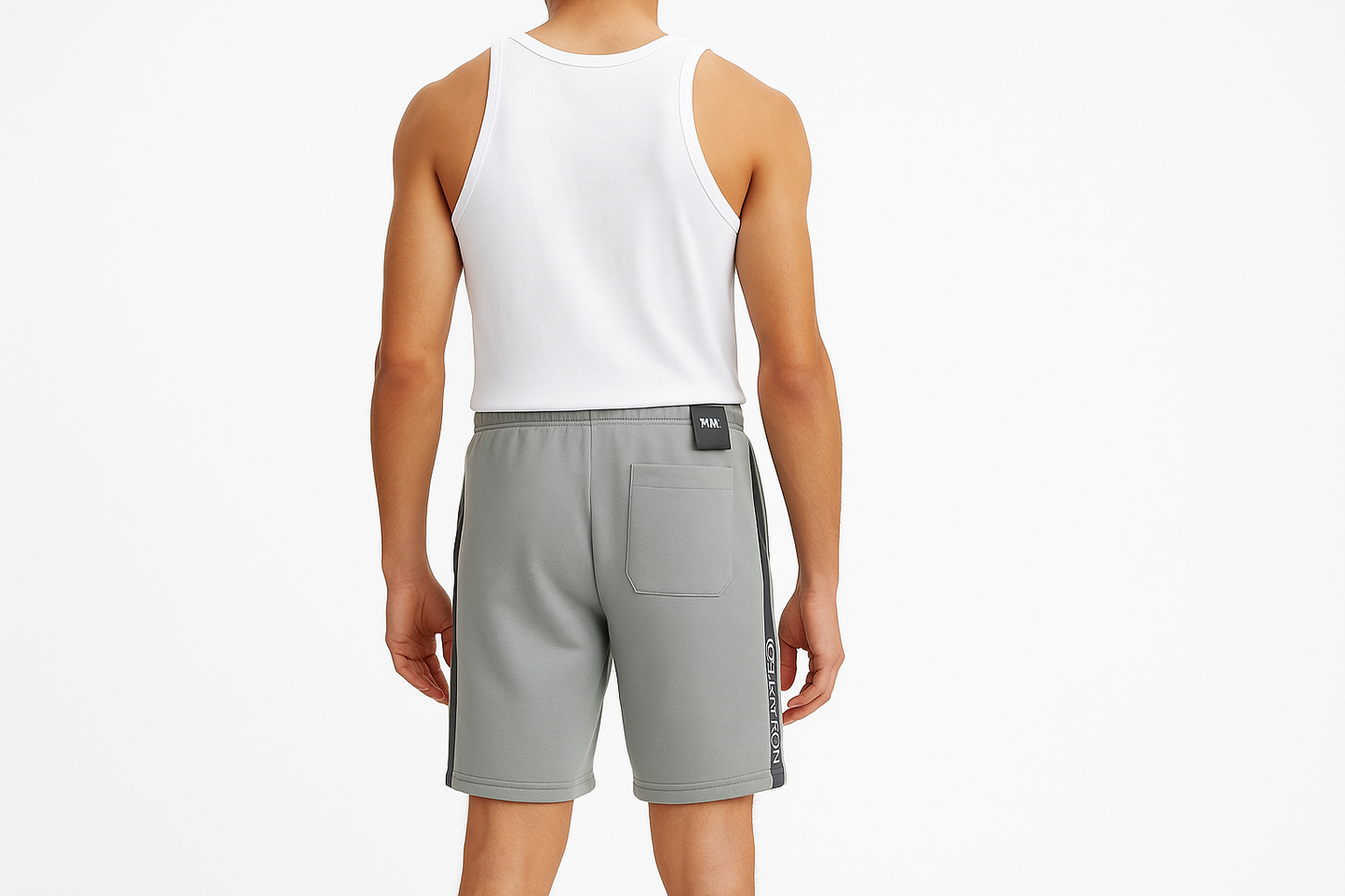 Vista trasera - tank top blanco