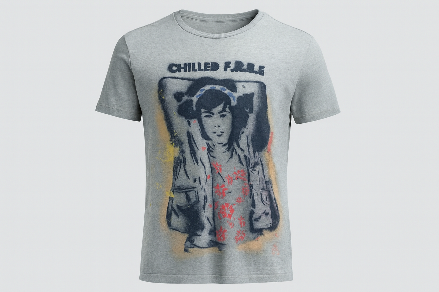 Vista tres cuartos ghost mannequin