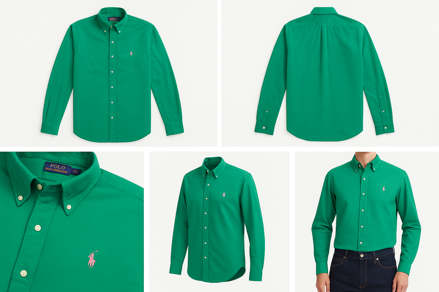 Vistas múltiples camisa manga larga