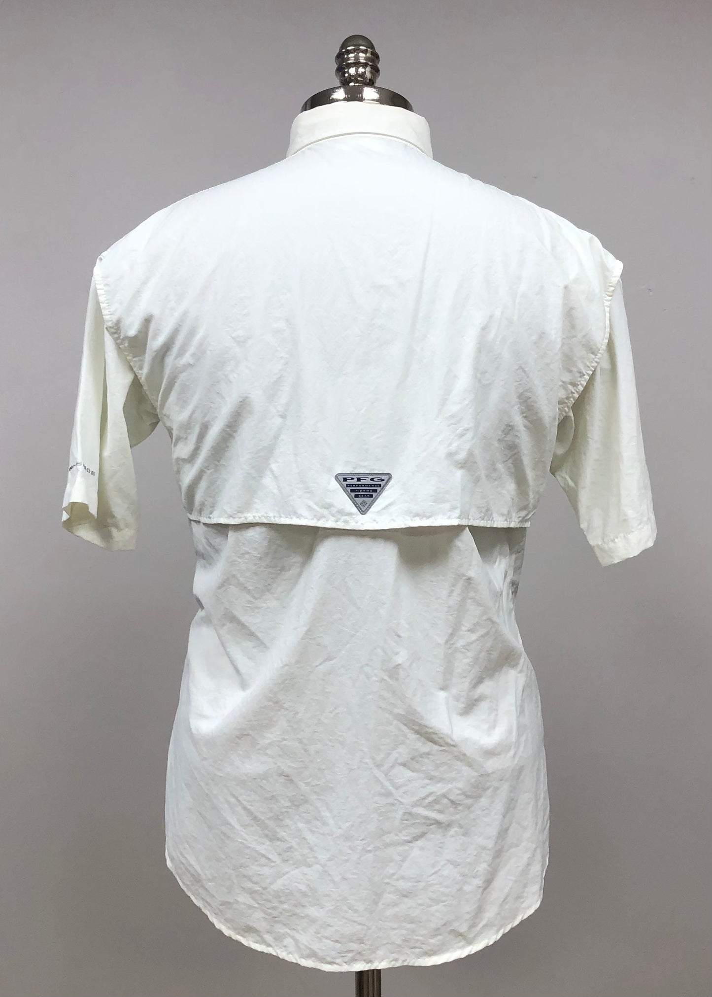 Camisa Columbia 🔹color blanco con Omni Shade Manga corta Talla S