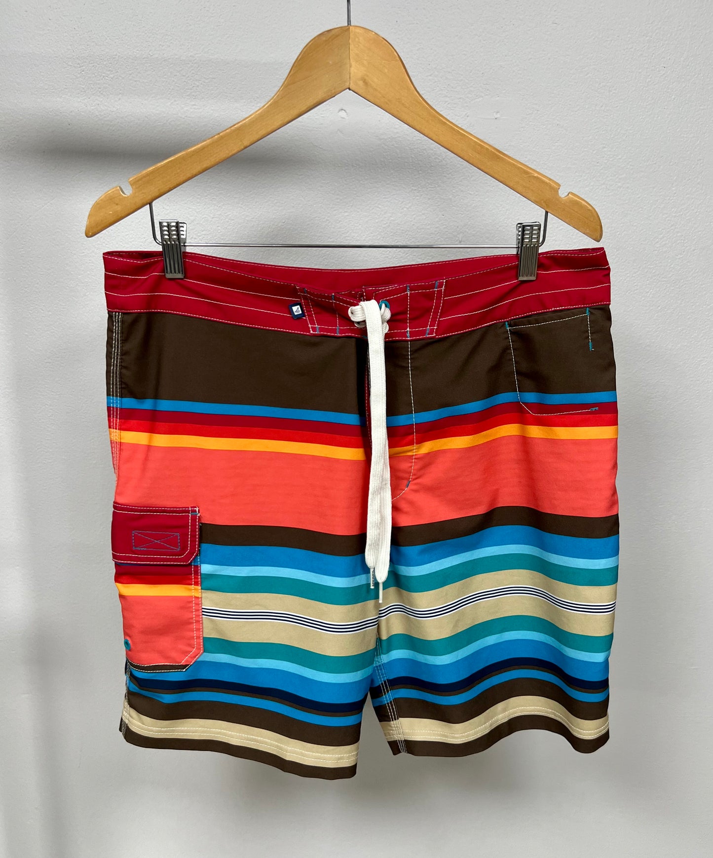 Traje de baño Sperry ⛵️con diseño de rayas multicolor Talla L (34)