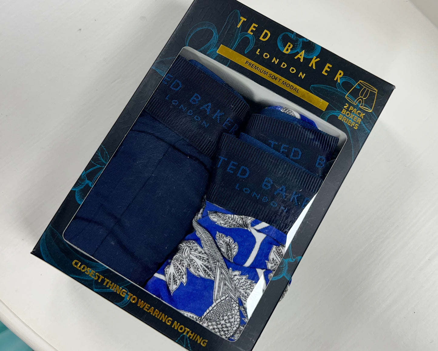 Combo de 2 Boxers de tela modal marca Ted Baker 🕊