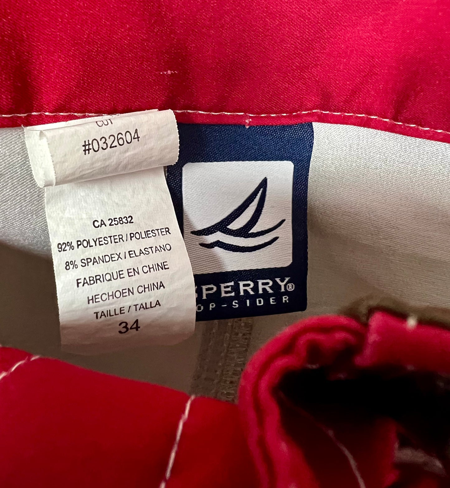 Traje de baño Sperry ⛵️con diseño de rayas multicolor Talla L (34)