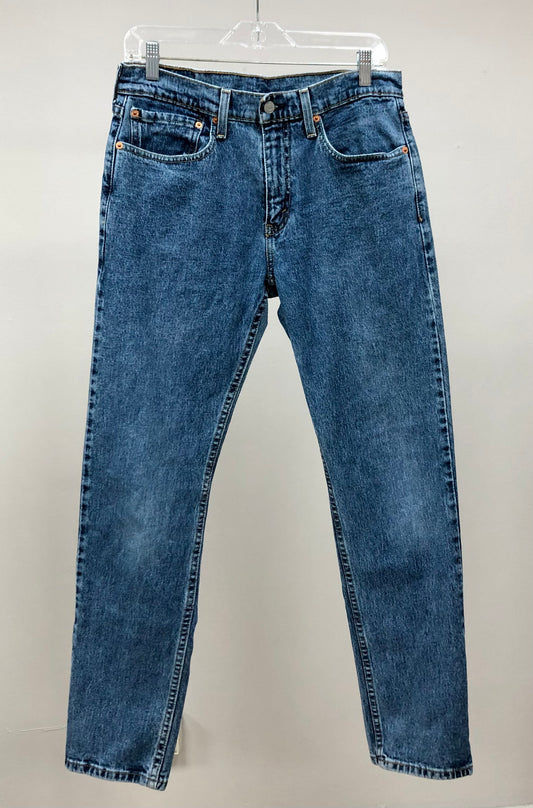 Pantalon jeans color azul denim Levis Strauss Talla 31x32 Corte Taper (Cónico)