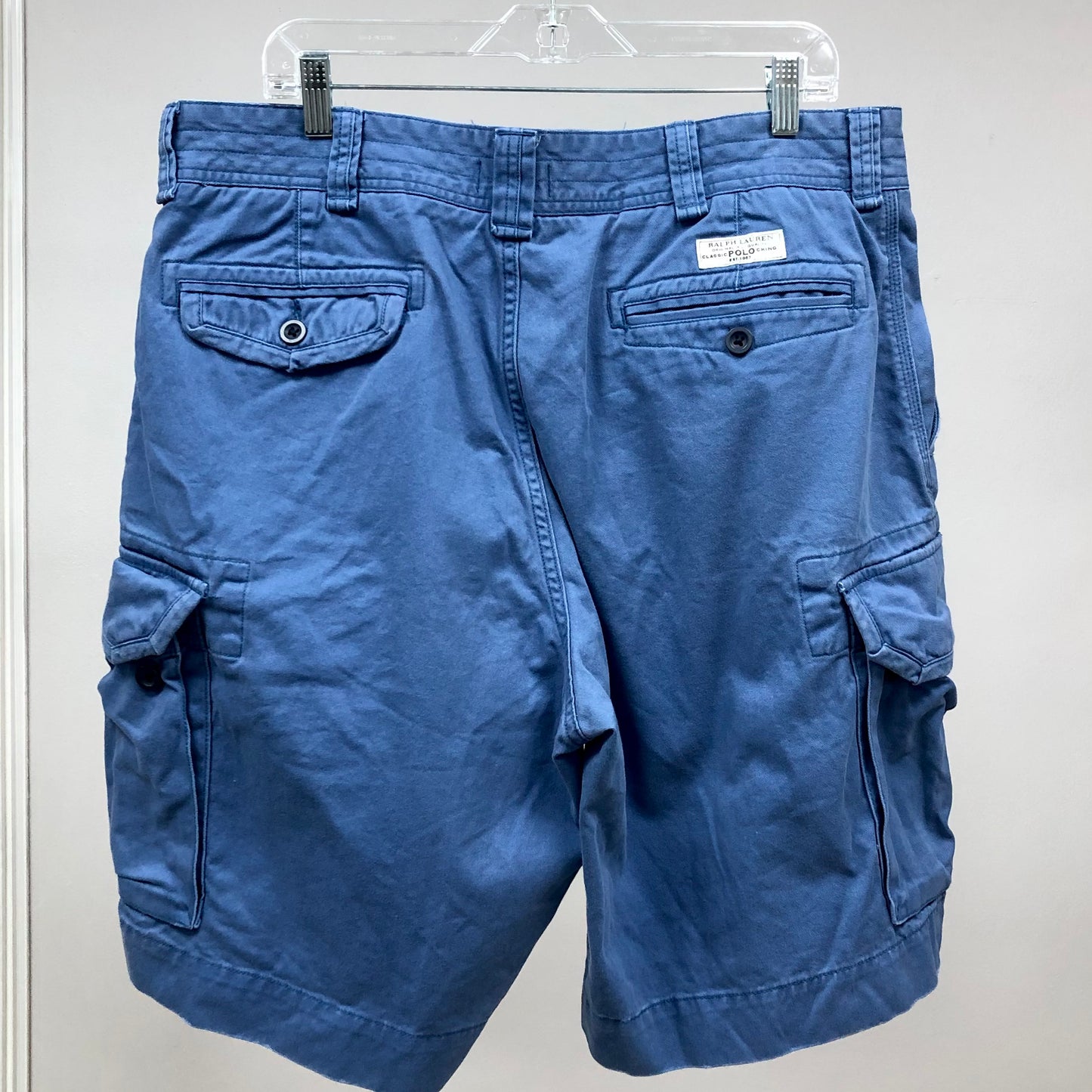 Short Cargo Polo Ralph Lauren 🏇🏼 color azul talla 38