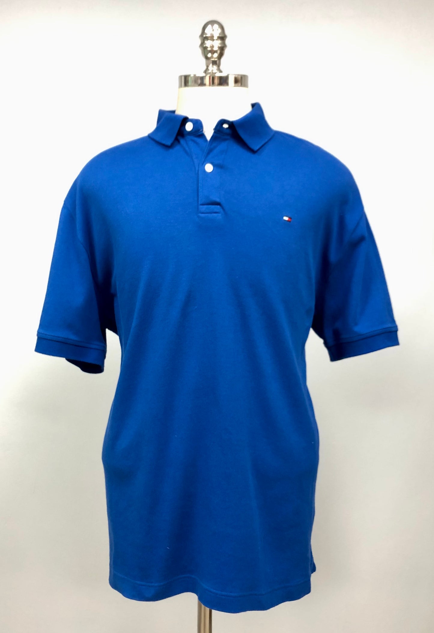 Camiseta Polo Tommy Hilfiger 🇺🇸 color azul Talla XL Entalle Regular