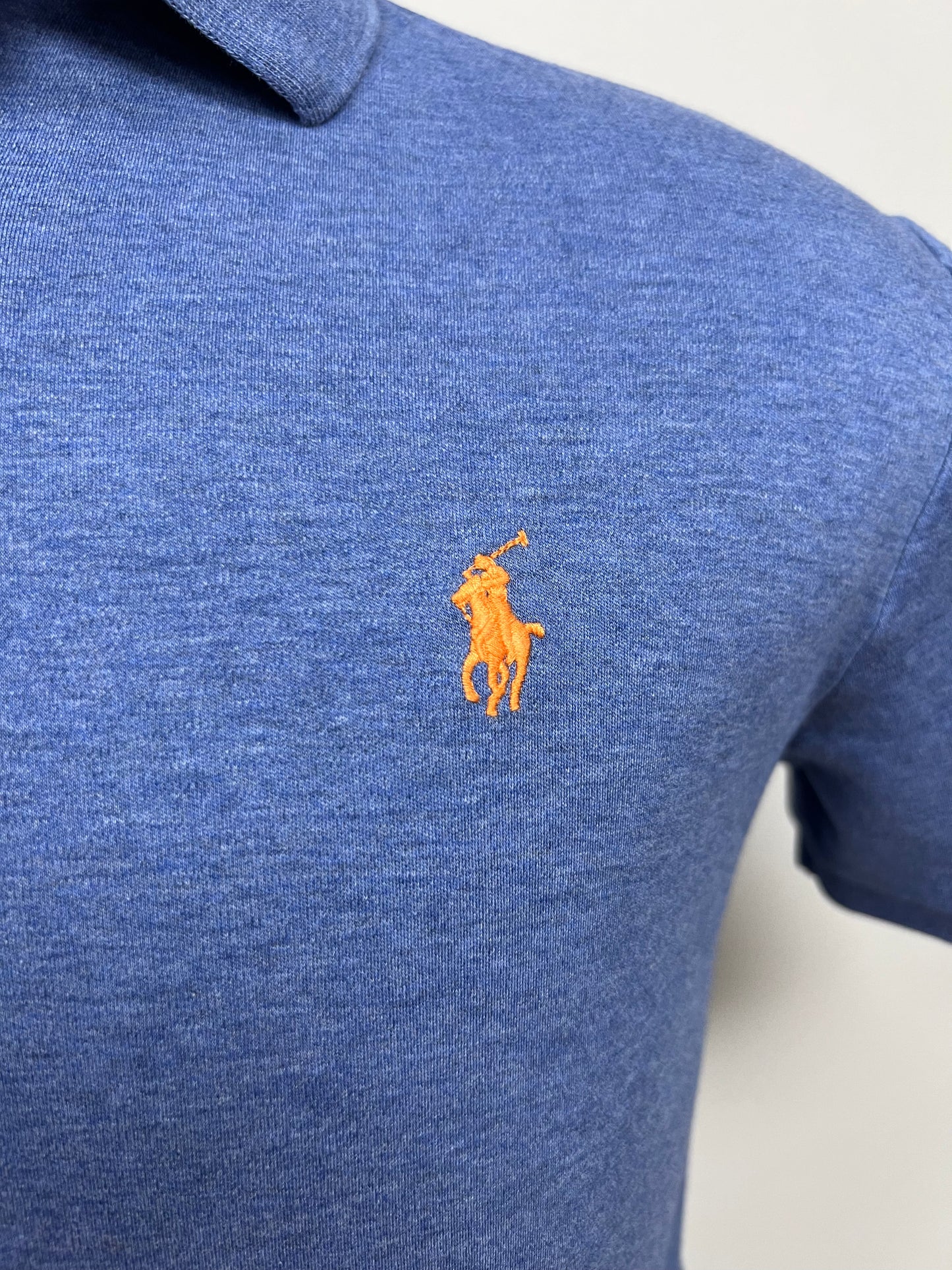 Camiseta Polo Ralph Lauren 🏇🏼 color azul Talla M Entalle Clásico